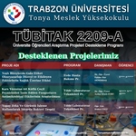 Öğrencilerimize TÜBİTAK 2209-A Araştırma Projesi Desteği