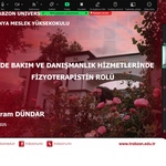 Yerel Yönetim-Akademi İş Birliğiyle "Evde Bakım ve Danışmanlık Hizmetlerinde Fizyoterapist ve Hemşirenin Rolü"
