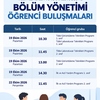 Bölüm Yönetimi–Öğrenci Buluşmaları Hk. (Tıbbi Hizmetler ve Teknikler Bölümü)